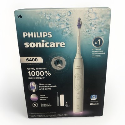 Philips Sonicare 6400 HX7410 Electric Toothbrush Rechargeable Sonic New