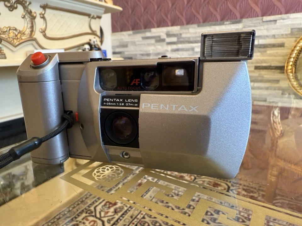 Pentax PC35AF Kompaktkamera mit Winder + neu Batterie - Bild 3 von 4