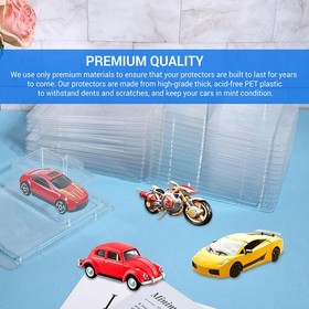 1-30Pack Short Card Clear Protector for Hotwheels