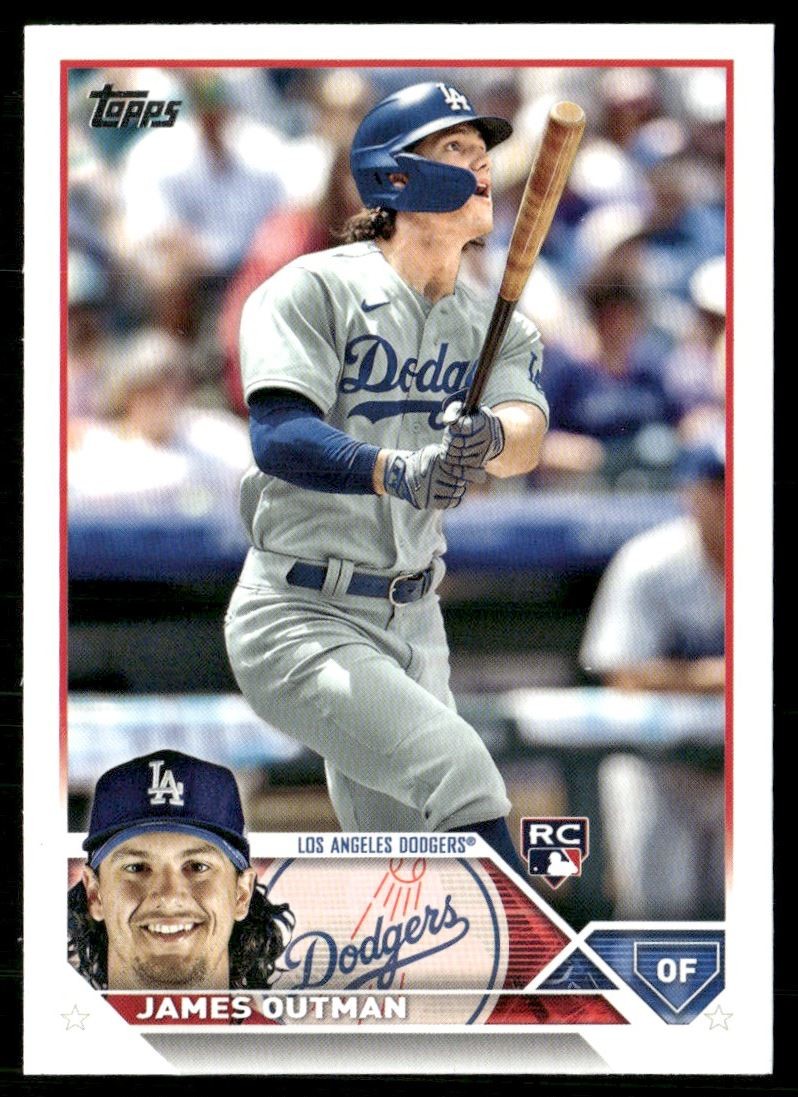 James Outman Rookie 2023 Topps Los Angeles Dodgers #395