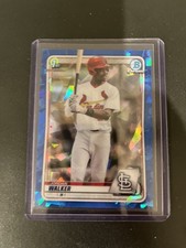 JORDAN WALKER 1st 2020 Bowman Chrome Draft Blue Sapphire Edition #BD-57 RC STL