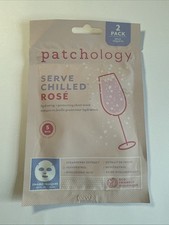 2Pk Patchology Serve Chilled Ros Facial Sheet Mask - Hydrating Soothing Face