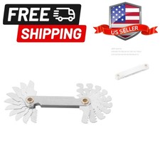 Screw Thread Pitch Cutting Gauge Tool Metric 60 Degree 0.5-7.0mm Stainless Steel