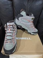 Merrell Moab 3 MID 9.5 Women's Hicking Boots Vibram Waterproof Bungee Cord Color