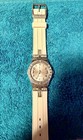 Limited Swatch Irony Fancy Me White Rubber Crystals Women Watch YLS430 — photo 1