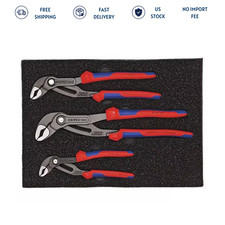 Knipex 3-piece Cobra Pliers Set Comfort Grip 9k 00 80 05 Us Knipex 3-piece Cobra Pliers Set Comfort Grip 9k 00 80 05 Us