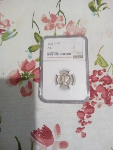 1921-d Mercury Dime Ngc G 6 Buy Now $75.00 Free Shipping