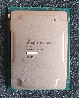 Intel Xeon Gold Prozessor 6230 27,5 MB Cache, 20C  40T , 2.1GHz, LGA3647, SRF8W