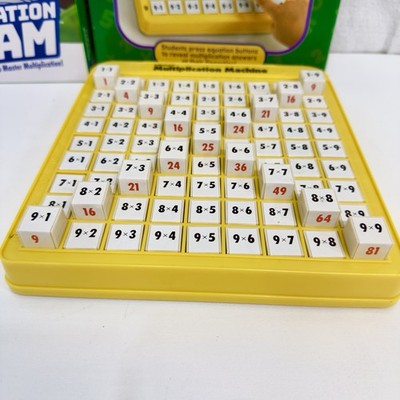 Lakeshore Multiplication Machine Educational Math Toy Tool Tested with Box