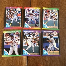 1989 Donruss Baseball GRAND SLAMMERS Complete 12 Card Set!! Bash Bros!!