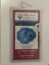 Spellbinders Nestabilities  Decorative Labels Twenty-Seven  S4-380 New