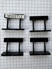 Hornby OO Gauge R261 Whistle Signs Set of 4 Scale 1/76