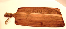 VTG Wooden Cutting Board Primitive Farmhouse Kitchen Charcuterie Handle 20x8