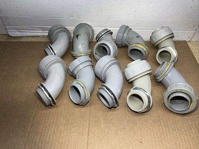 Sealproof 2-Inch Non-Metallic Liquid-Tight 90° Gray Van Shelf Condition ￼