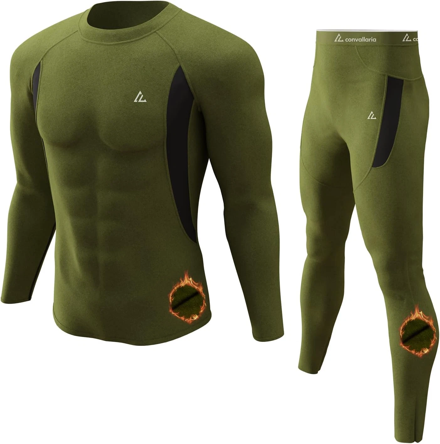 Thermal Underwear Long Johns Set Mens Winter Gift Hunting Gear Sport Base Layer