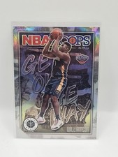 2019 NBA Hoops Premium Stock Get Out the Way Holo Zion Williamson #17 Rookie RC