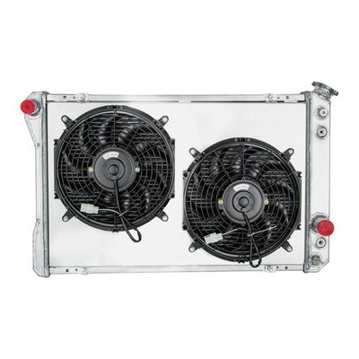 Radiator & Shroud Fan for 1982-1992 Camaro Firebird Trans Am 5.7L 3 Row Aluminum