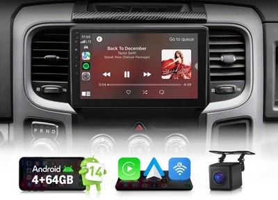 9''Android 14 4+64 for Ram 1500 Classic Car Stereo Head Unit CarPlay Offline Maps