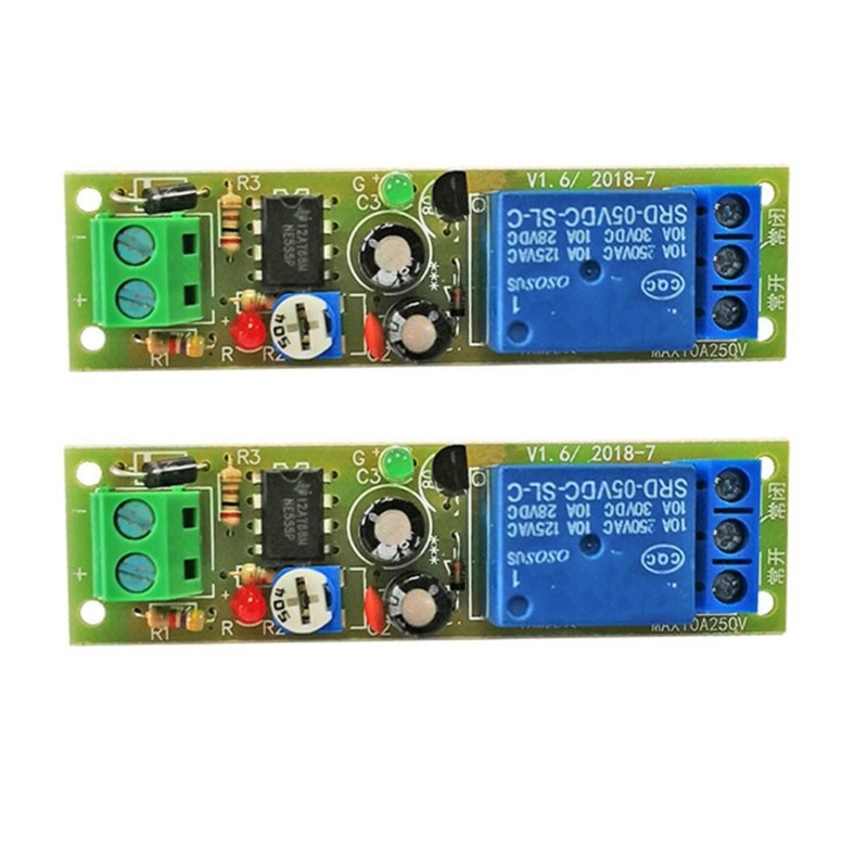 12v Relay Timer Module 5V 12V Single Stable Timer Relays Module Delay Switches For Intelligent ...