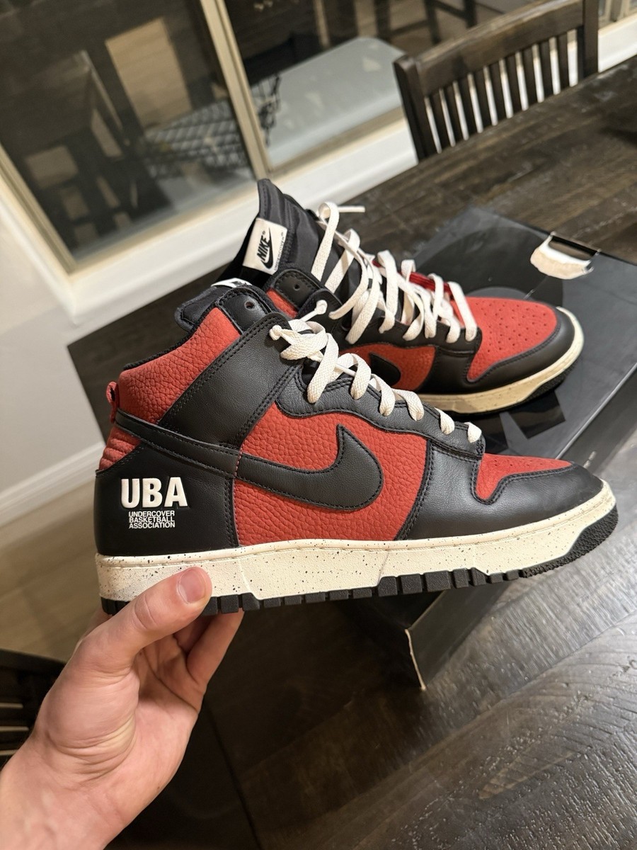 Nike Dunk High Undercover UBA 1985 Red Black Leather High-Top