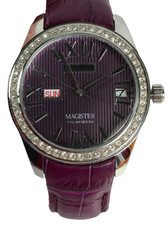 Haurex Italy FS356DP1 Purple Dial w/ Date Women's Watch