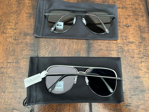 LOTE X 2 DOS GAFAS DE SOL QUIKSILVER Rojo y Dorado Espejo Aviadores Metal QS4000OP NUEVO - Imagen 2 de 4