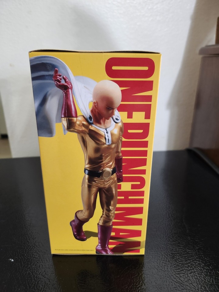 Bandai One Punch Man DXF Premium Figure Saitama Metallic Color Figure ...