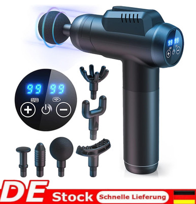 Electric LCD Massage Gun Massagepistole Massager Muscle Massagegerät 99 Modi