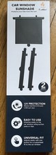 NIB Econour Car Window Sun Shades 2 Pack Uv Protection Retractable Suction Cups