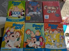 Family Guy Season Box Set DVD Volumes 1 - 6 All Complete  Lot of 6