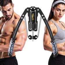 Safe Hydraulic Twister Arm Exerciser 44-440lbs Adjustable Chest Expander Streng