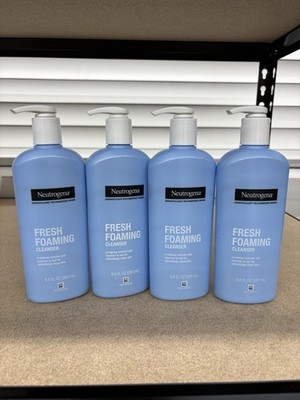 4 Neutrogena Fresh Foaming Cleanser Makeup Remover Face Wash 9.6oz