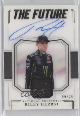 2020 Panini National Treasures The Future 9/25 Riley Herbst #TF-RH Auto pu3