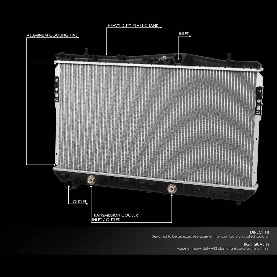 Алюминиевый радиатор AT для Chevy Optra Suzuki Forenza 2004-2010 годов выпуска 2,0 л оригинальный стиль 2788 - Изображение 2 из 4