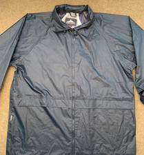 Portwest Rain Coat Mens 3XL Hooded Full Zip Pockets Waterproof Sealed Seams S438
