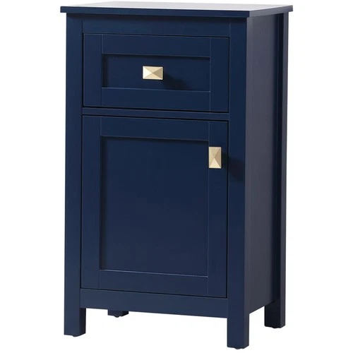 Elegant Lighting SC011830BL Adian Blue Bathroom Storage Cabinet - Picture 3 of 11