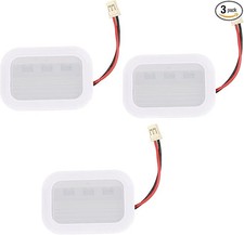3pcs Refrigerator LED Light Module For Whirlpool WRF757SDHZ03 WRF954CIHV04 etc