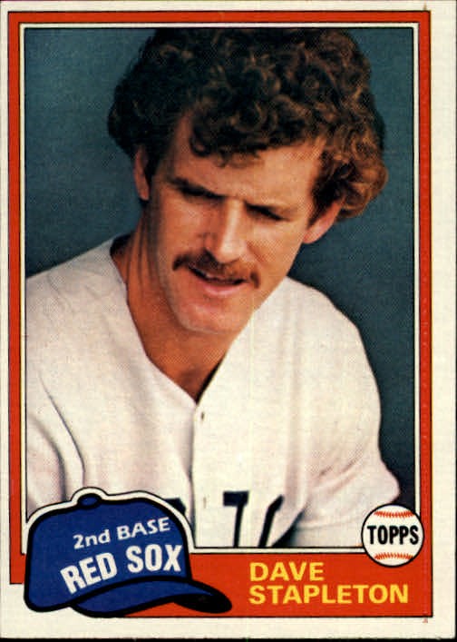 1981 Topps Baseball Rookie Card RC #81 Dave Stapleton
