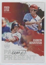 2018 Panini Diamond Kings Past and Present Andrew Benintendi Fred Lynn 0r08