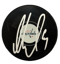 Ivan Miroshnichenko Signed Autographed Washington Capitals Logo Puck