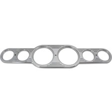 Aluminum 6 Gauge Center Dash Panel 3-38 Inch