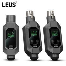 LEUS N2 UHF Wireless Microphone Converter XLR Transmitter and Receiver Microphon