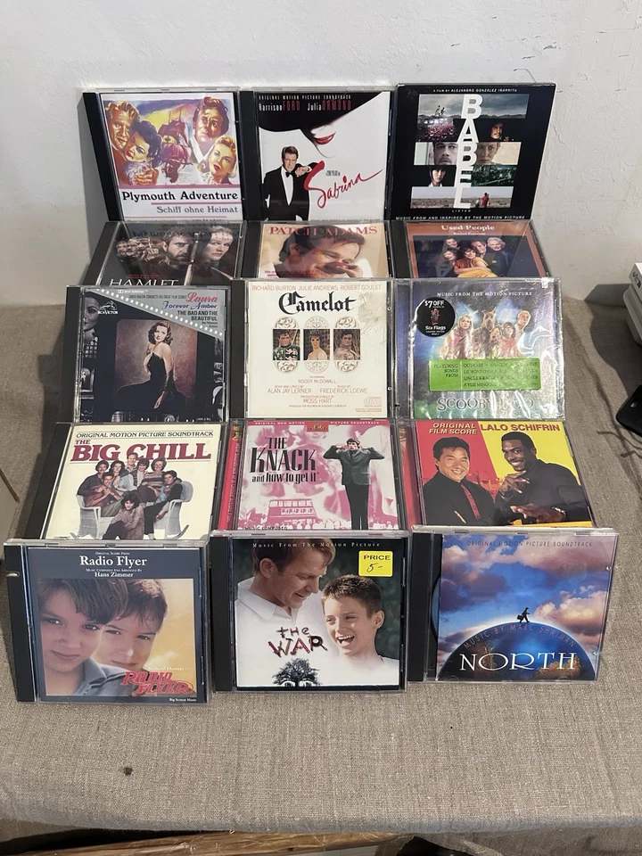 Lot of 14 movie scores and soundtracks audio CD, excellent condition Foto 2 de 4