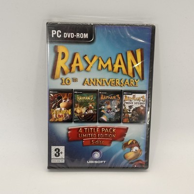 Rayman 10th Anniversary 4 Title Pack Limited Edition 5-Disc Neu 2005