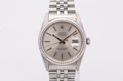 Händler: Rolex Datejust 36 16234 Jubilee Silver Tritium Dial 1990