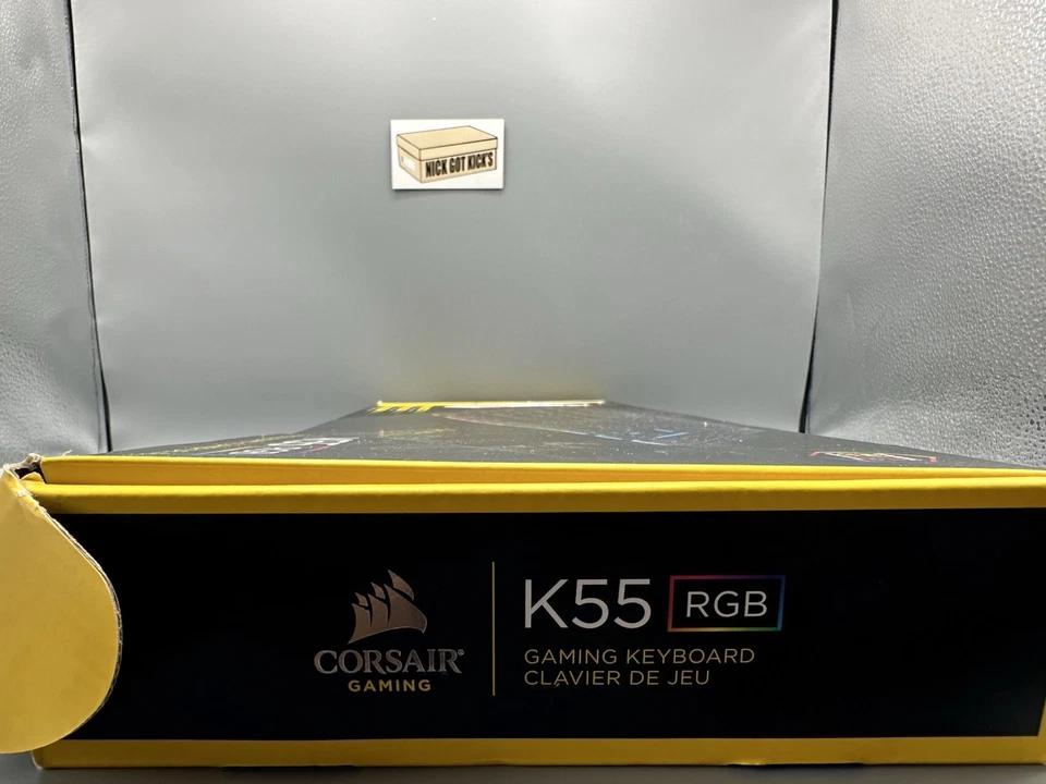 Corsair K55 RGB Gaming Keyboard – English QWERTY – Tested, Complete in Box - Image 3 of 4