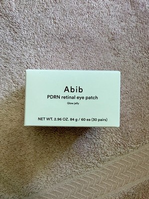 Abib Glow Jelly Hydrating Retinal Eye Patch 60ea Niacinamide Caffeine Under Eye