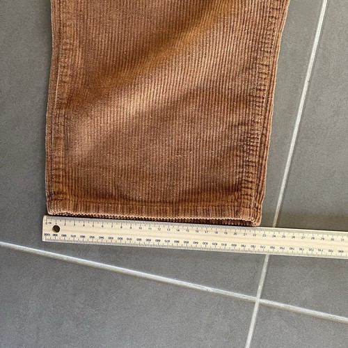 Wrangler Jean Co Pants 30 Orange/Brown Carpenter Corduroy Super Baggy - Picture 5 of 21