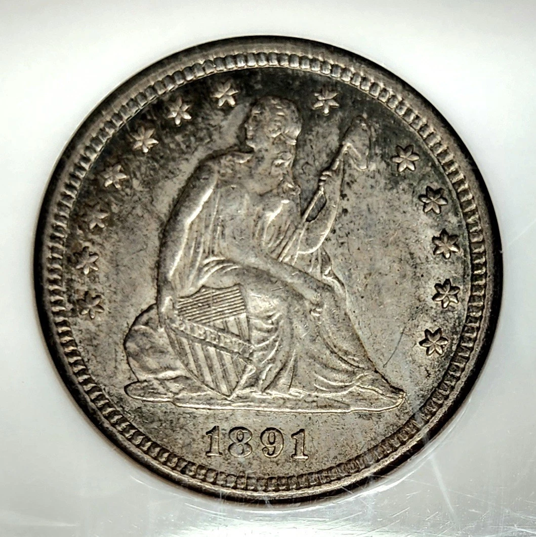 NGC 1891 Year Seated Liberty US Quarters (1838-1891) for sale | eBay