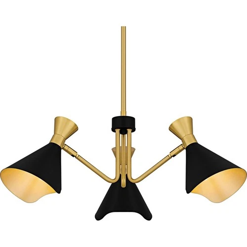 Quoizel ADN5026MBK OPEN BOX Arden Chandelier Matte Black - Picture 6 of 9